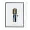 Stupell Industries Star Wars Han Solo Fashion Design Wall Accent with Black Frame